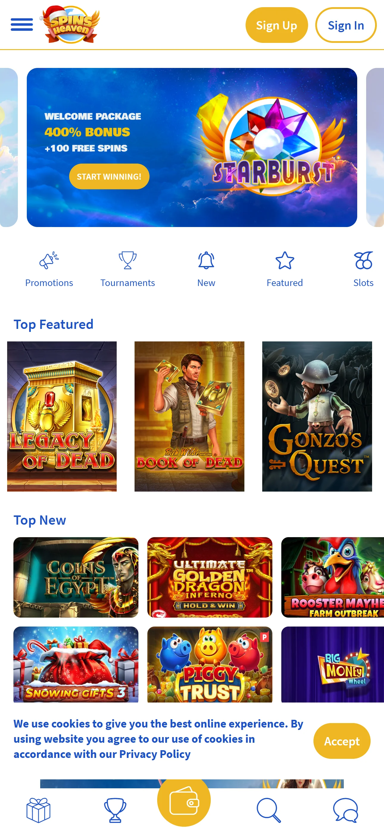 Slots Angels Casino Mobile screenshot